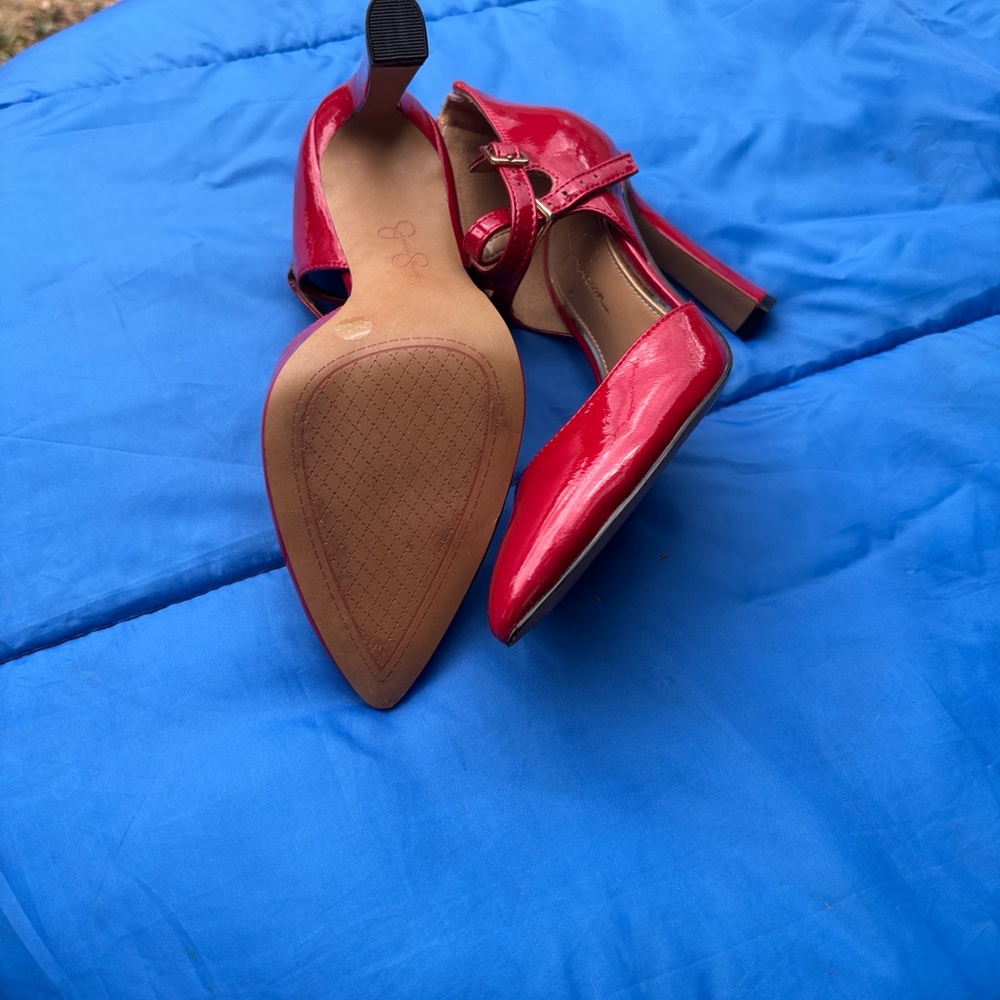 Jessica Simpson Red Patent Heels